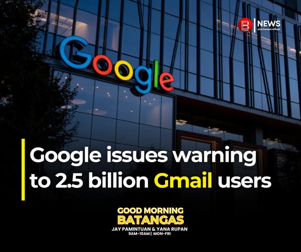 Google Warning Gmail Users