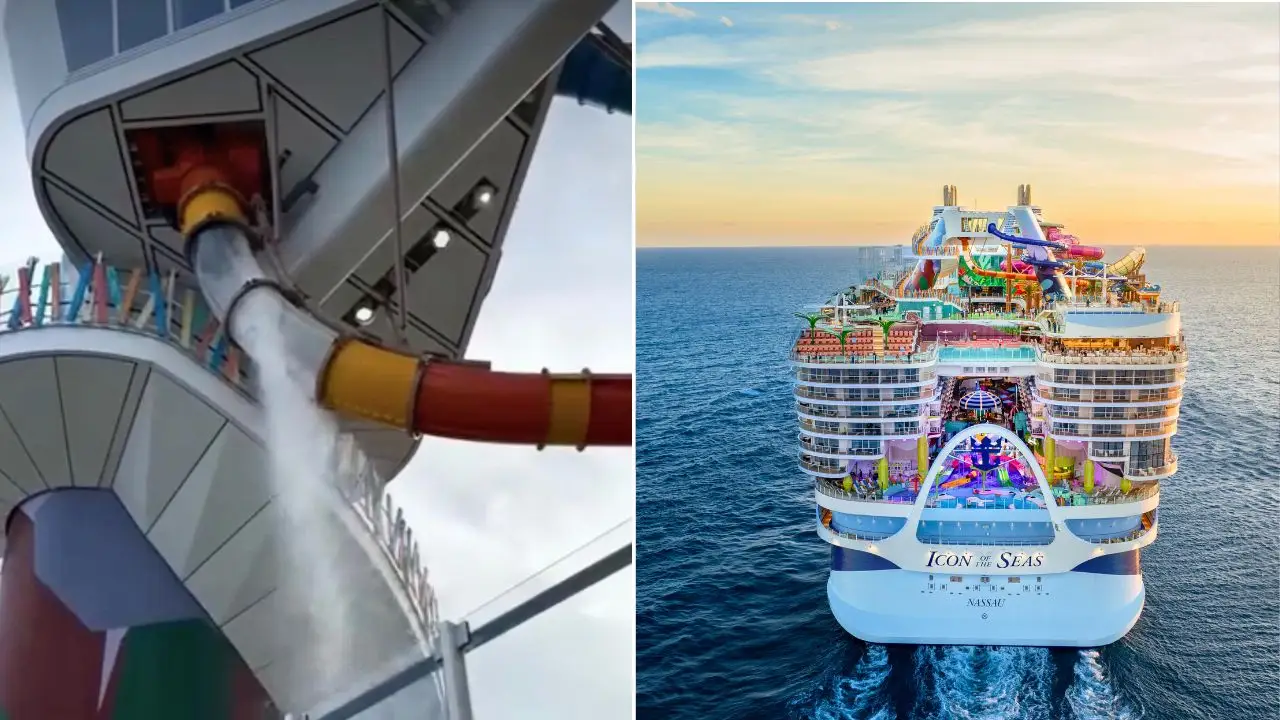 cruise ship water slide