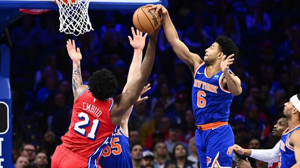 Knicks vs 76ers