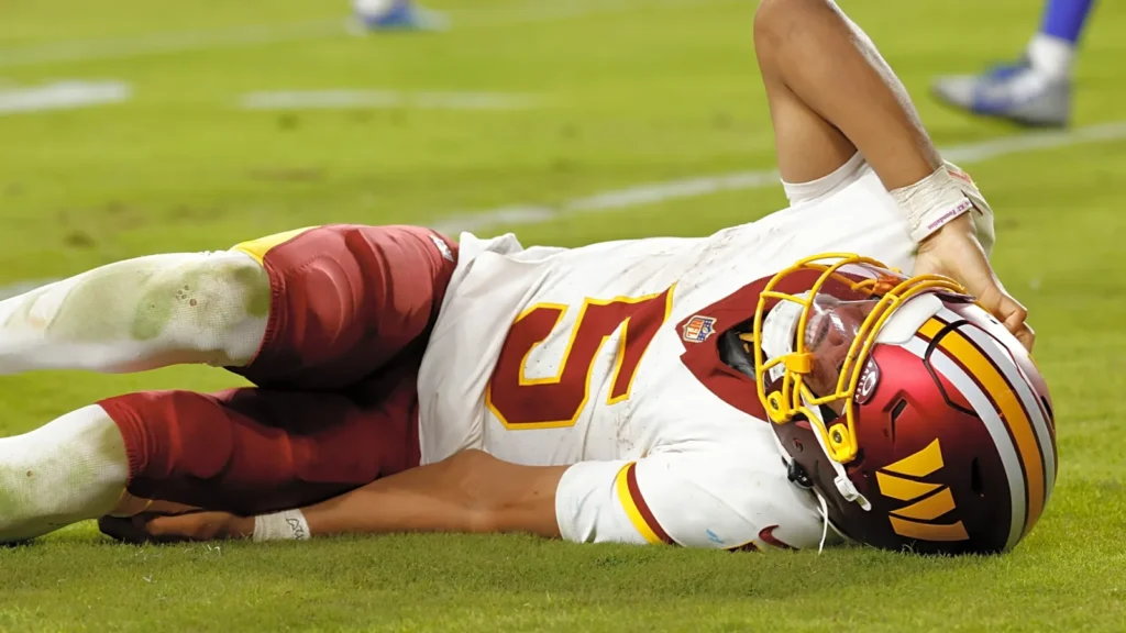 jayden daniels arm injury