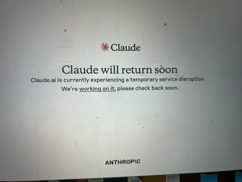 Is Claude Down