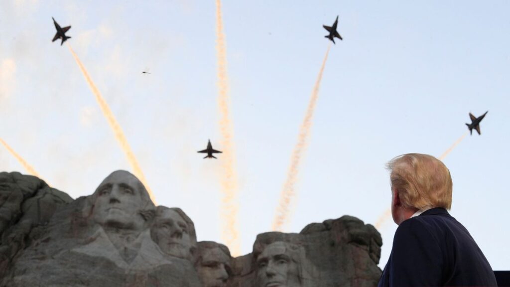 Trump mount rushmore
