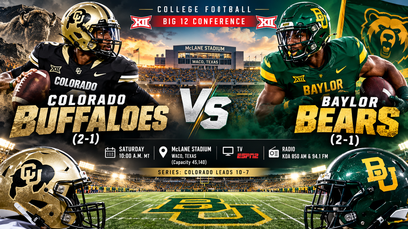 Colorado vs Baylor